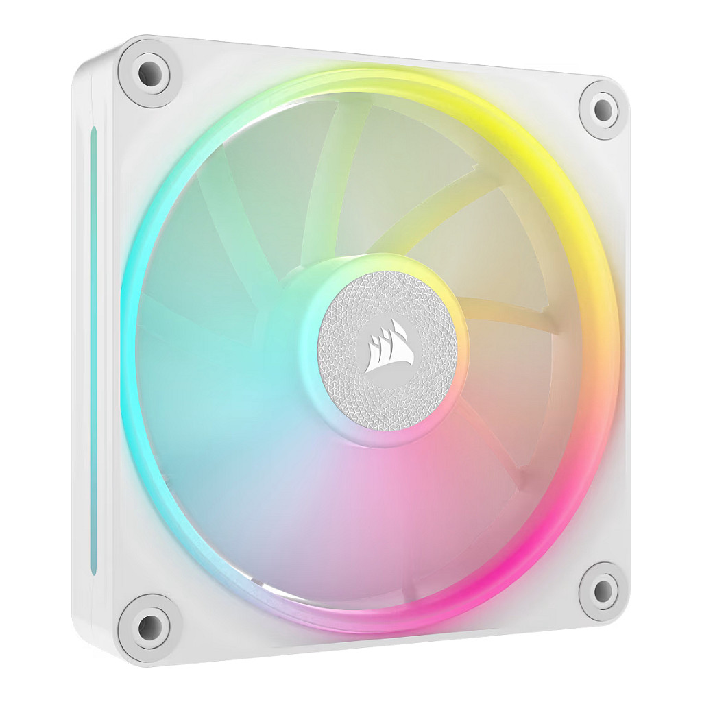 Ftohës për Kasë Corsair RS120-R / 120mm / 400-2400 RPM / ARGB / PWM / 3-Pack – Bardhë - 3