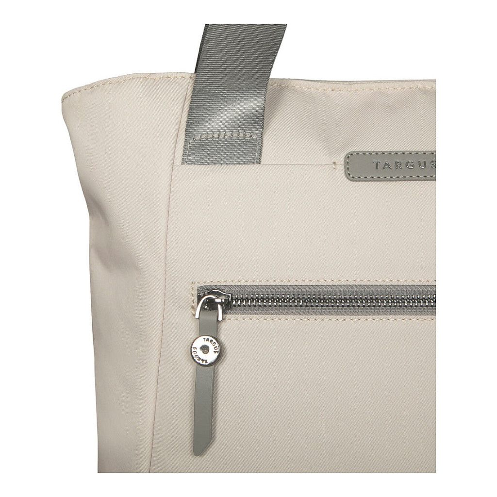 Çantë për laptop Targus Avila TBB65113GL / Backpack & Tote 2-in-1 / 16" / 12.5 L / Water-Resistant / Magnetic Closure / Laptop Compartment / Convertible Shoulder Straps - Krem/Gri - 8