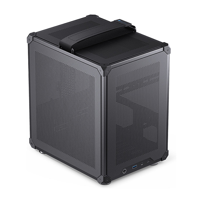 Kasë PC JONSBO C6 Handle / Mini Tower / Micro-ATX / Mini-ITX / Mesh - Zezë - 25