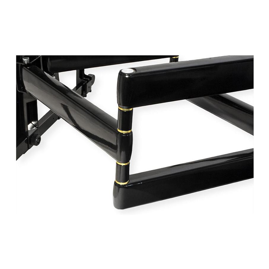 Mbajtëse për TV ROLINE / 37″–80″ / deri në 70 kg / Lartësi te Rregullueshme / e Rrotullueshme - Zezë - 4