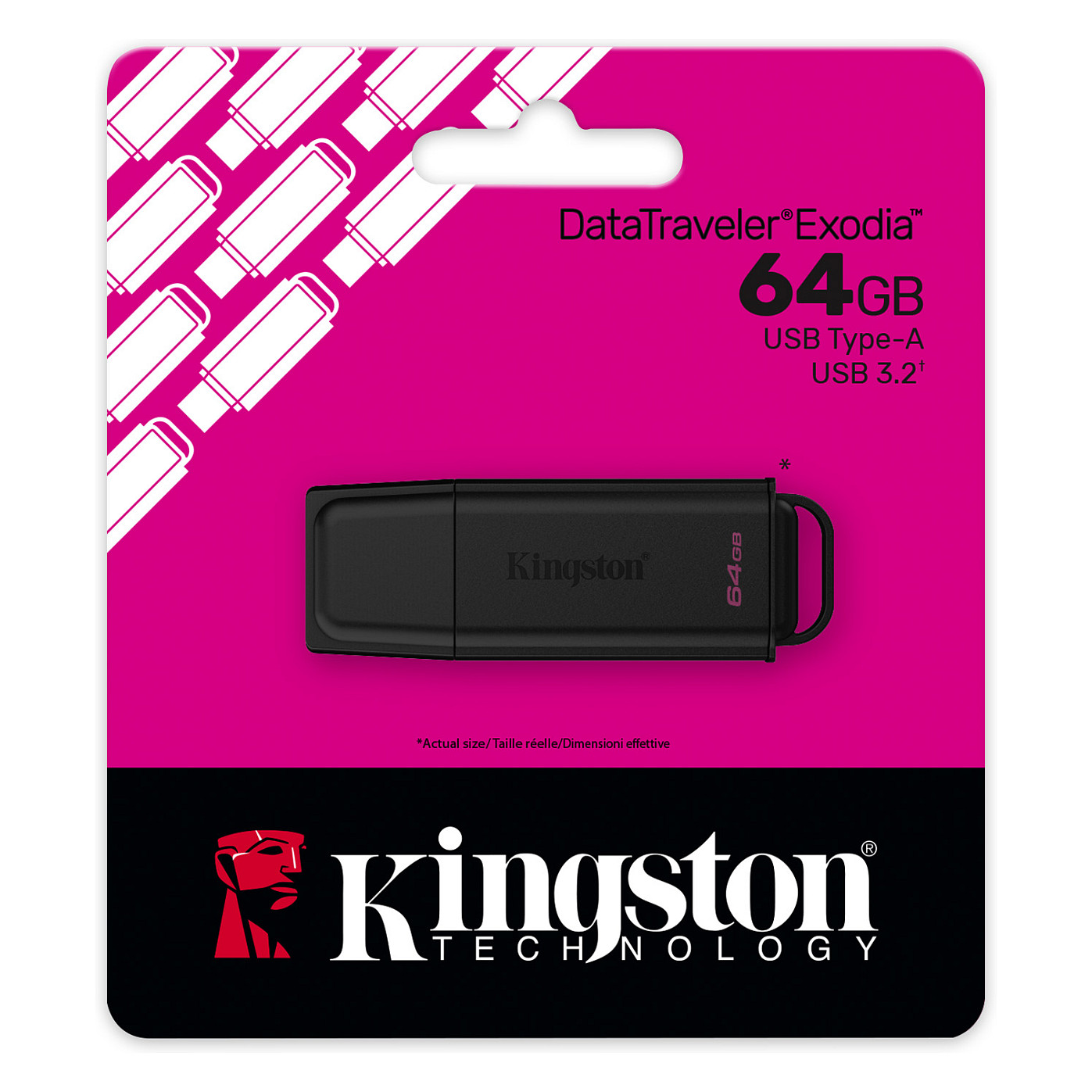 USB Flash Drive Kingston Technology DataTraveler Exodia G2 / 64GB / USB Type-A / USB 3.2 Gen 1 - Zezë - 5