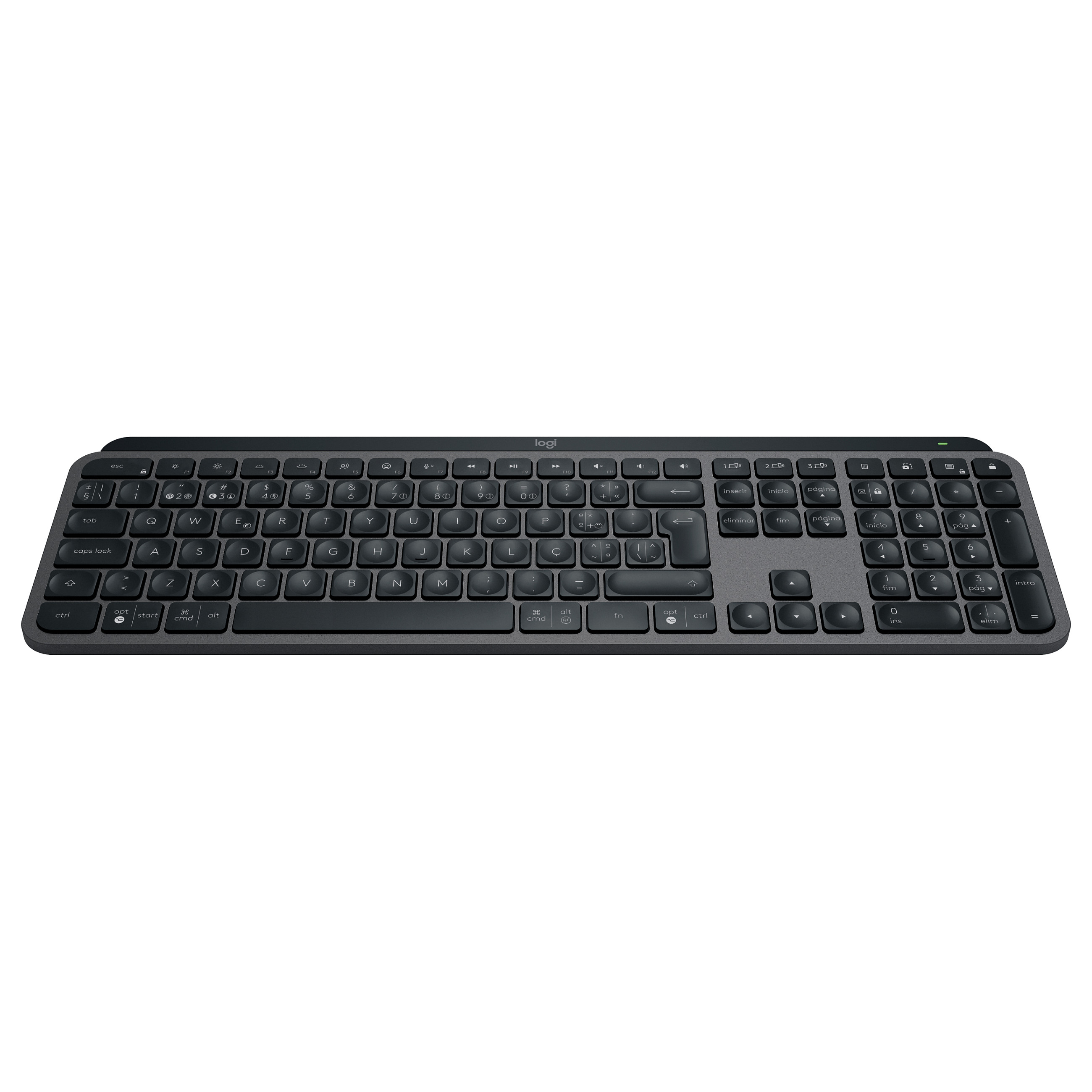 Tastierë pa kabllo Logitech MX Keys S / QWERTY / Scissor / LED / Bluetooth - Grafit - 6