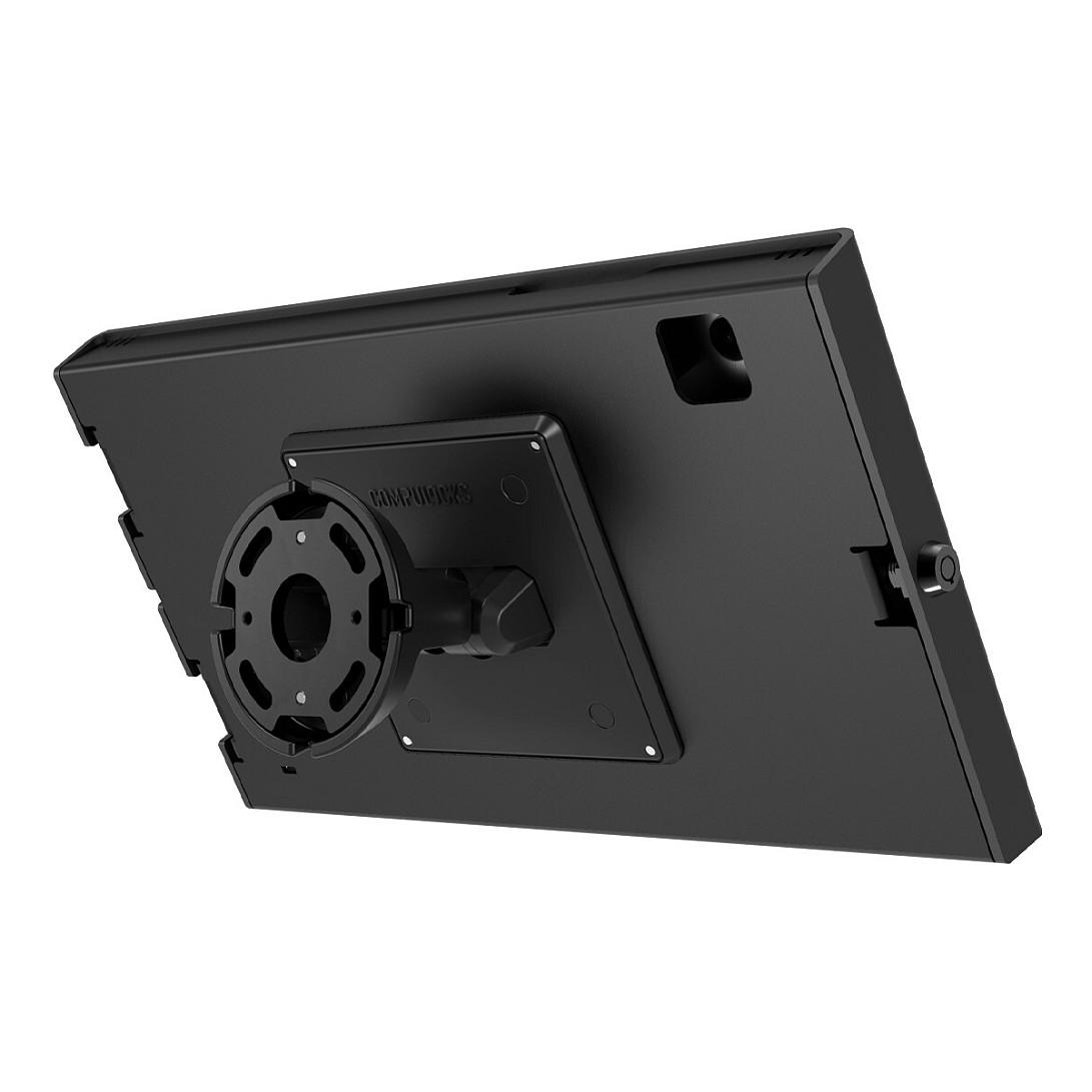 Mbajtës për Tablet Compulocks Apex Enclosure / Samsung Galaxy Tab A9+ 11" / Montim në Mur / i Kyçshëm / i Pjerrët / Alumini + Kornizë Metalike - Zezë - 2