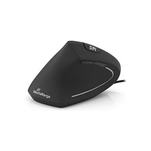 Maus me kabllo MediaRange MROS231 / 2400 DPI / USB-A / 6 Butona - Zezë - 3