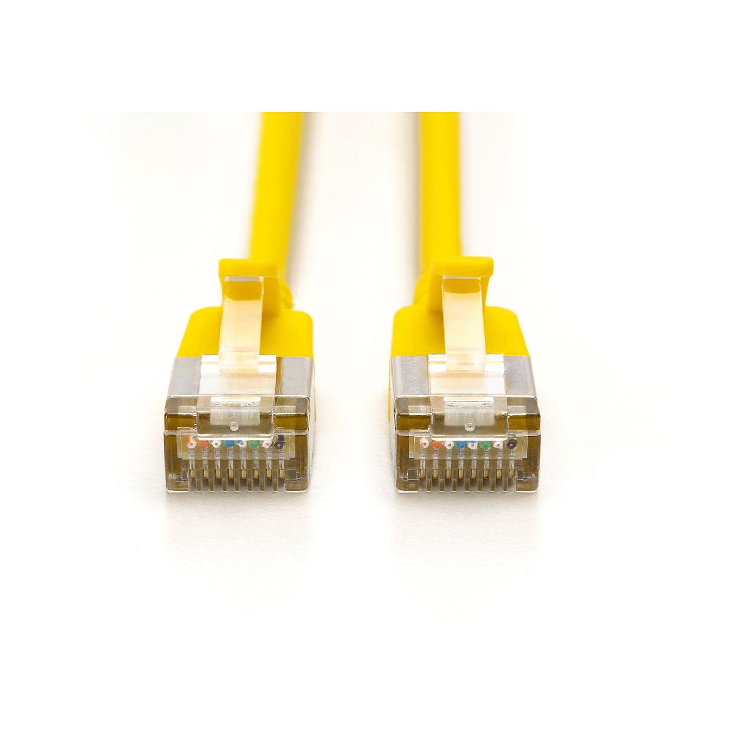 Kabllo për Rrjet DIGITUS DK-1632-A-005S-Y / Cat 6A / F/FTP / RJ-45 / 10Gbps / 0.5m - Verdhë - 4