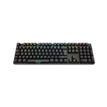Tastierë Gaming Sharkoon SKILLER SGK36W / Wireless / QWERTZ / Mekanike / RGB LED / Full-size - Zezë - 6