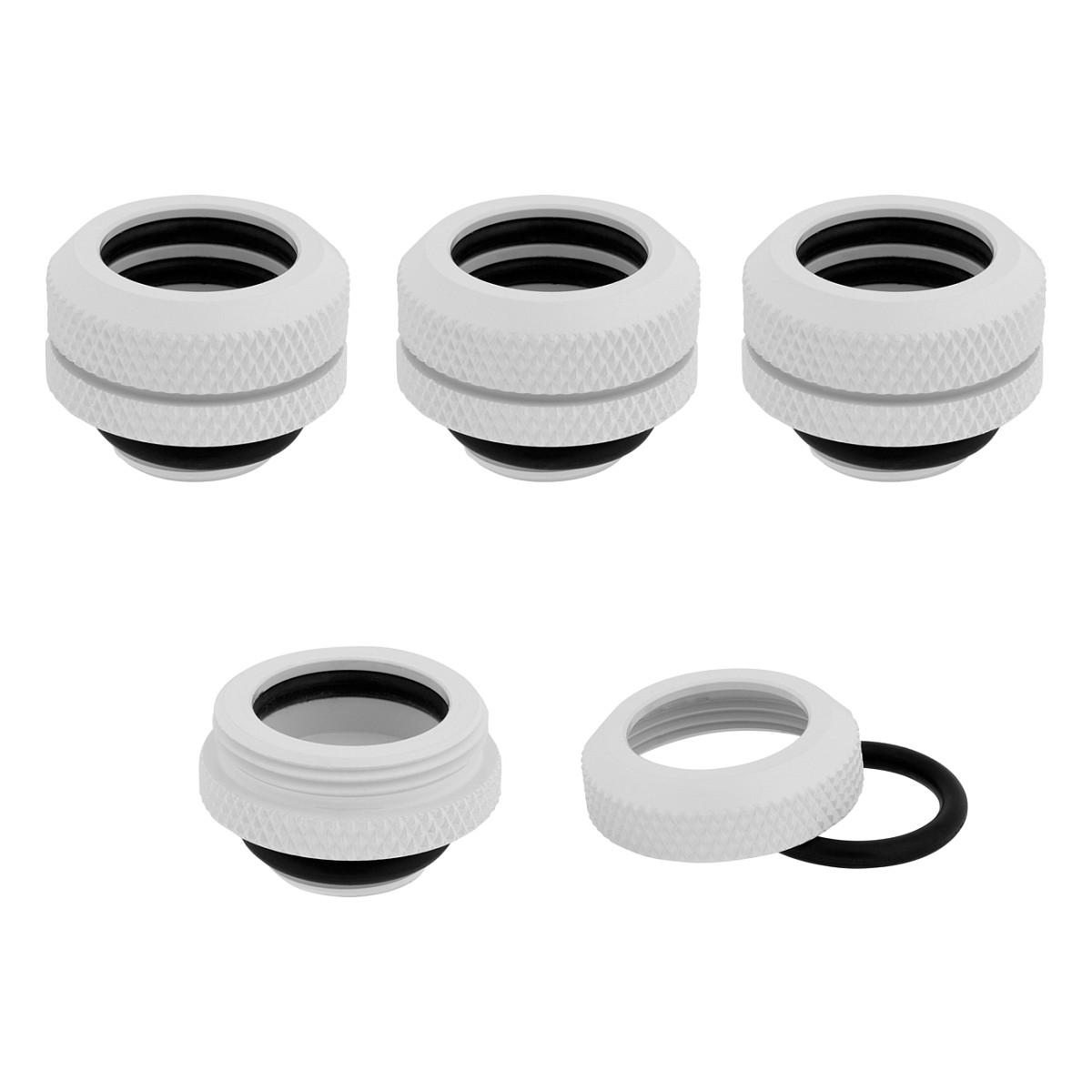 Aksesor për Ftohës Corsair Hydro X Series XF Hardline Fitting / Straight / 14mm OD / G1/4" BSPP / 4 copë / Custom Watercooling – Bardhë - 3