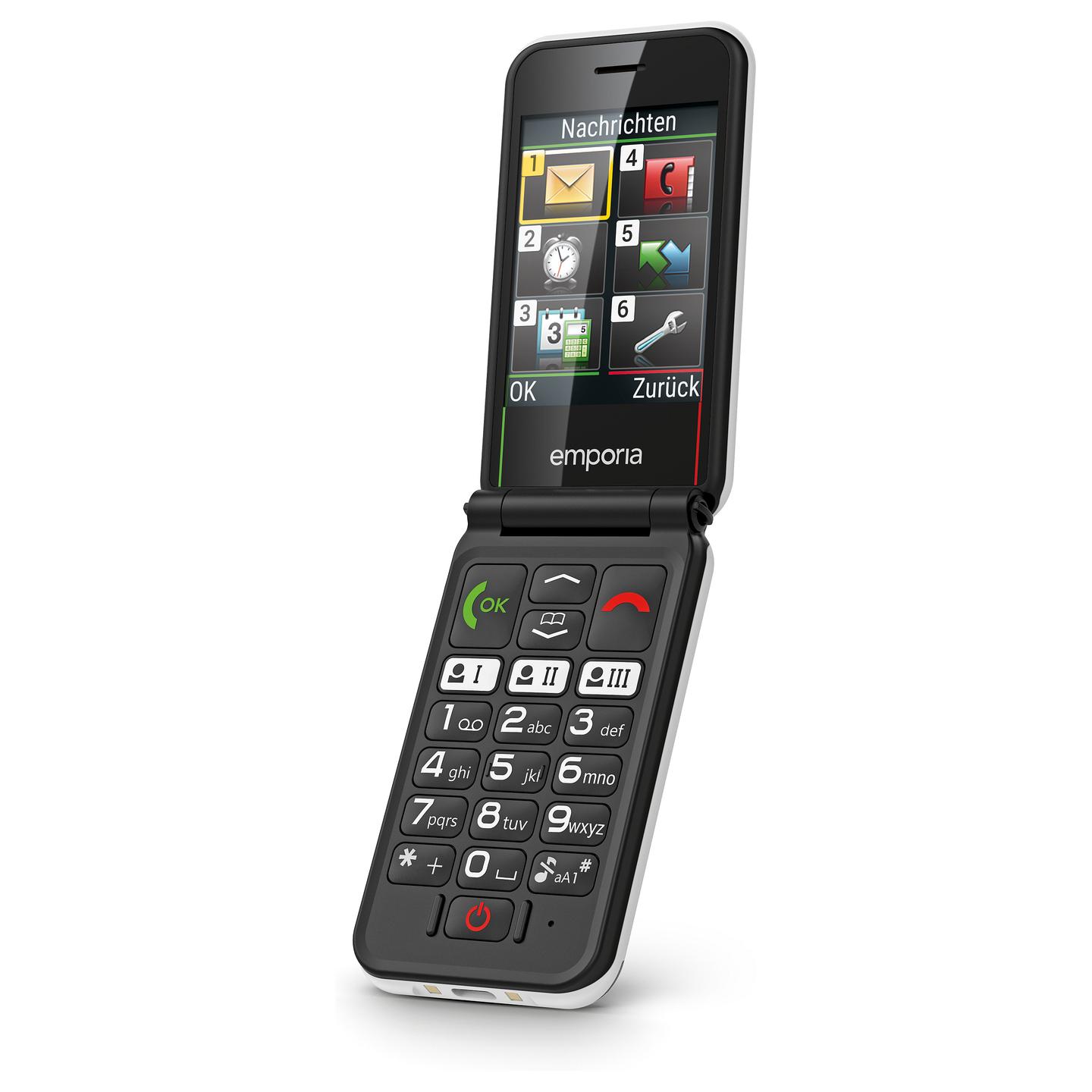 Telefon Emporia SIMPLICITYglam V3 / 2.8" / 2G / Bluetooth 3.0 / 32 MB RAM / 64 MB / USB-C / 1300 mAh - Bardhë - 17