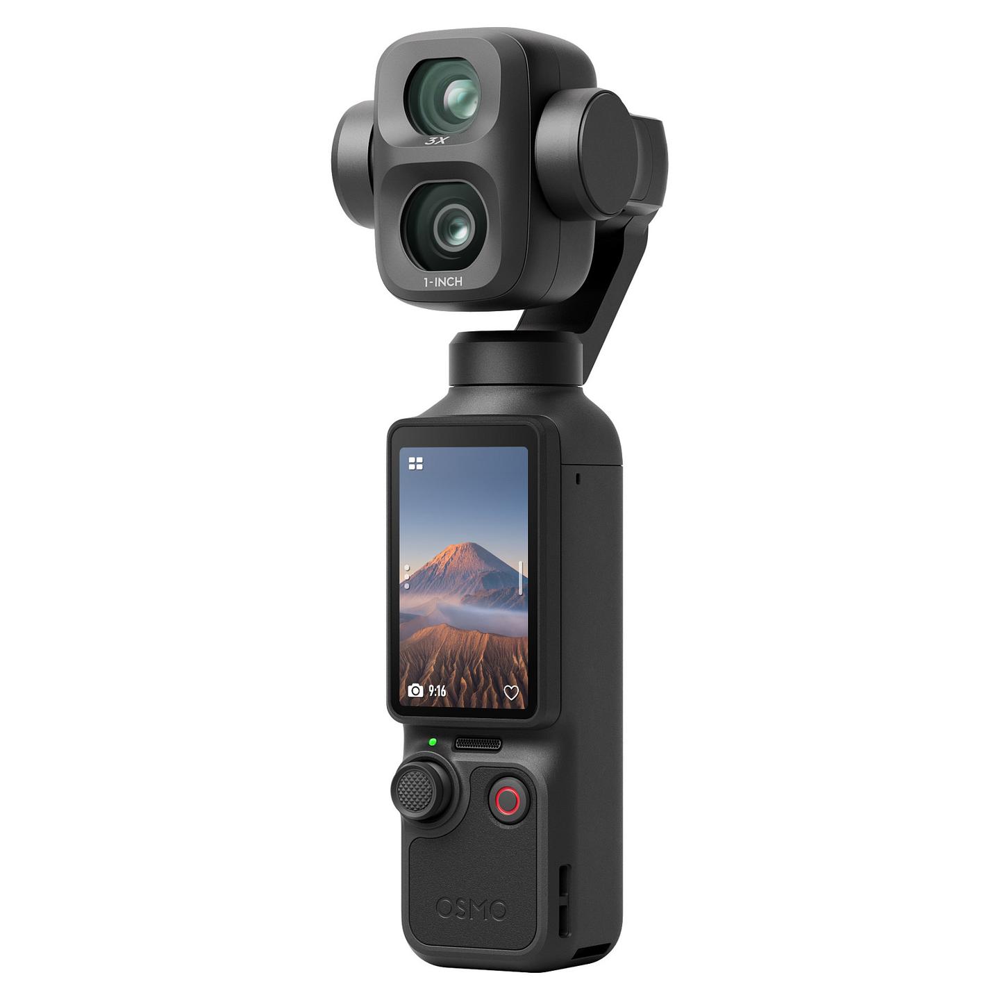 Stabilizues DJI Osmo Pocket 4P Standard Combo, 3-Aksësh, Dual-Lens, 4K, 12x Zoom - Zezë - 2
