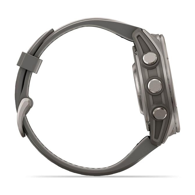 Orë e Mençur Garmin fēnix 9 / 43 mm / AMOLED / GPS / Titanium / Silikon - Gri - 5
