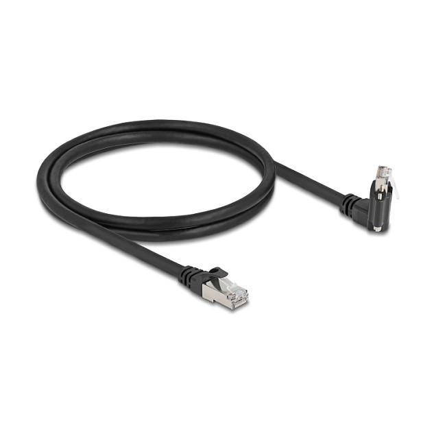 Kabllo për Rrjet DeLOCK 80917, RJ45 Mashkull në RJ45 Mashkull, Cat.6, S/FTP, 1 m - Zezë - 2