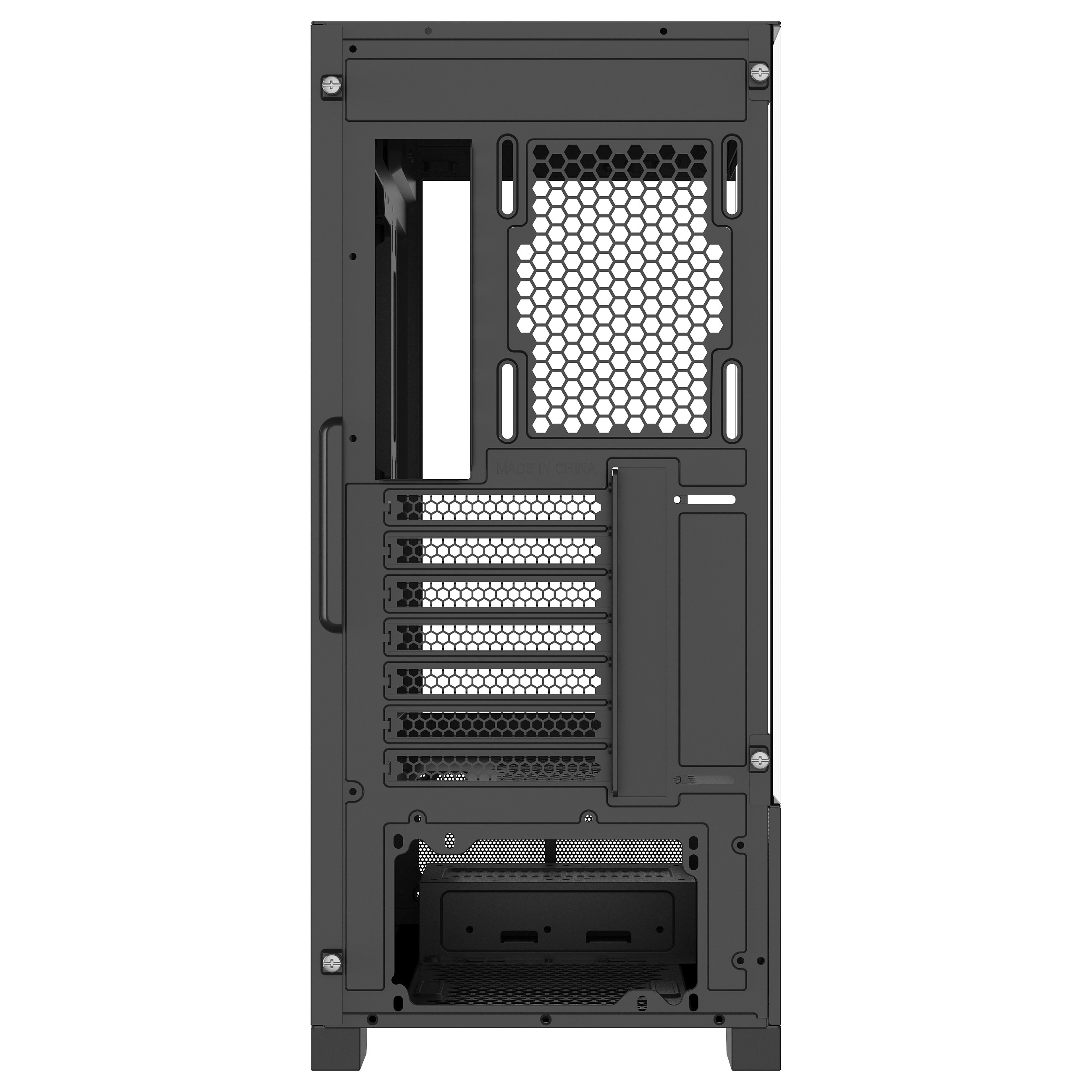 Kasë PC Xilence Beam / Midi Tower / ATX / 2x 120mm + 1x 120mm ARGB Fan / Tempered Glass - Zezë - 18