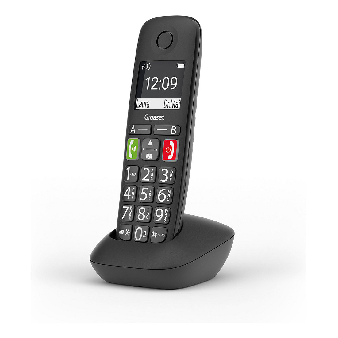 Telefon i thjeshtë Gigaset E290HX / 2" / DECT & Hands-Free - Zezë - 3