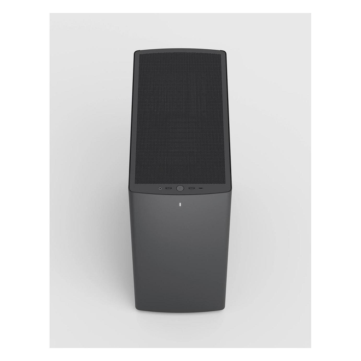 Kasë Fractal Design Define One, Mid-Tower, ATX, Xham i Temperuar, 3x Momentum 14, USB Type-C 20Gbps - Zezë - 9