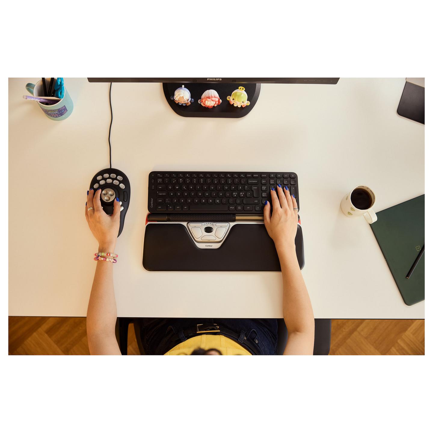 Kontroller Multimedia Contour ShuttlePRO v2 / USB / Jog & Shuttle Wheel / 15 Butona - Zezë - 3