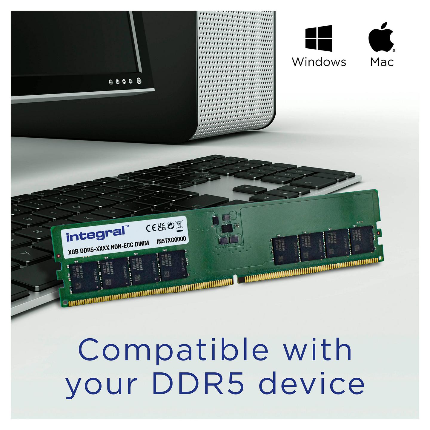 RAM Memorie DDR5 Integral DIMM 16GB 5600MHz CL46 - 3