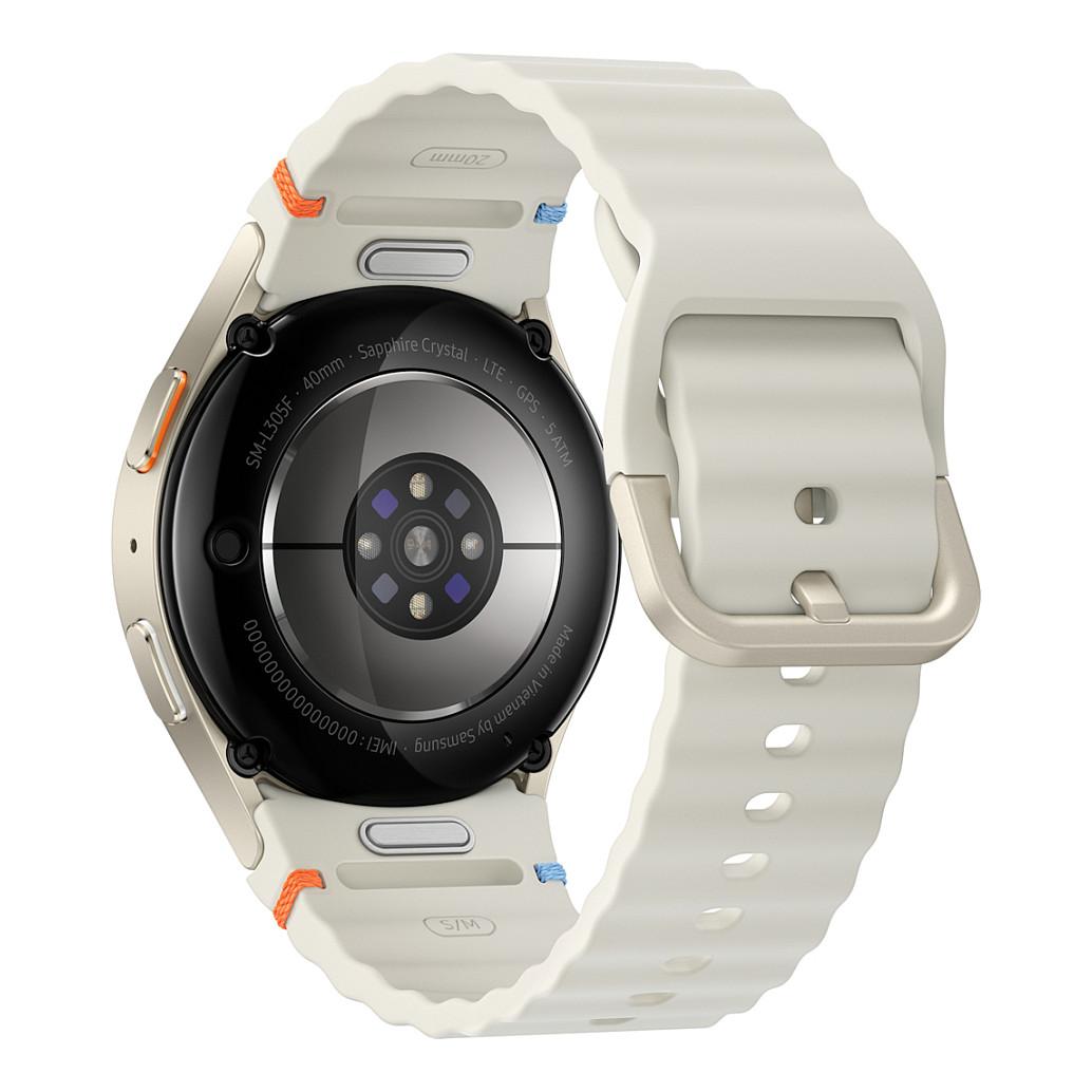 Orë e mençur Samsung Galaxy Watch7 / 40mm / AMOLED / GPS / Bluetooth / Wi-Fi / NFC / 32GB / LTE - Krem - 4
