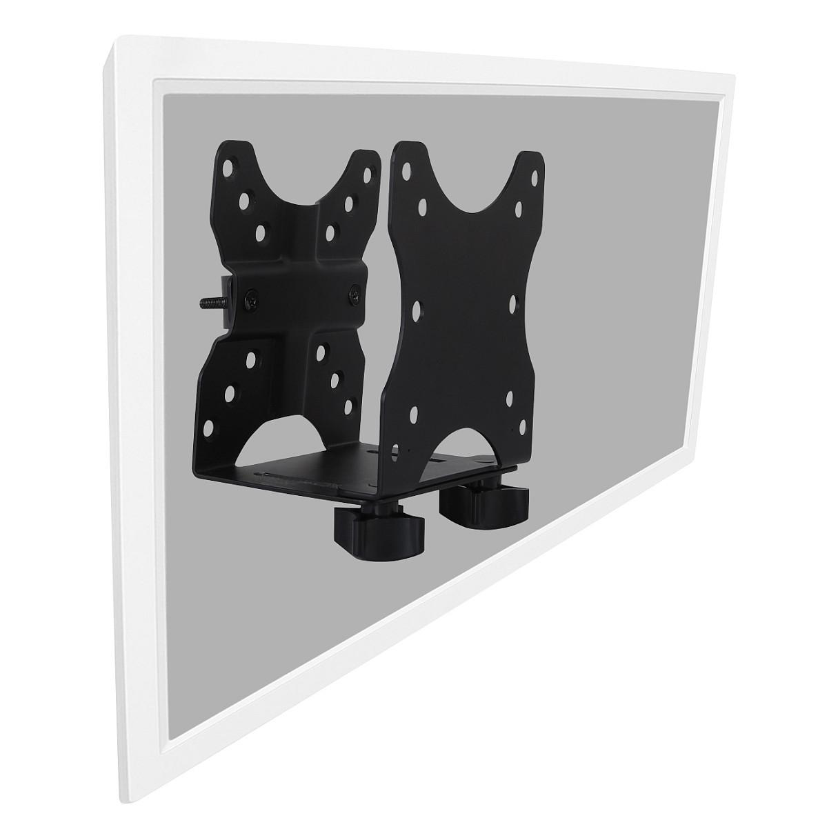 Mbajtës për Mini Kompjuter DIGITUS DA-90360 / deri 5kg / 17-70mm / VESA 75x75-100x100 - Zezë - 4