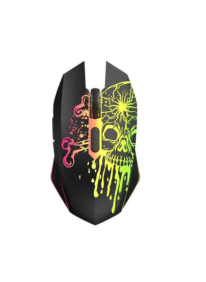 Combo (Tastierë, Maus, Kufje & Mouse Pad) XTRIKE ME CMX-415 EN / QWERTY / Membrane / 114 Tasta / RGB LED / Maus 8000 DPI / Kufje 40mm / Mikrofon / USB – Zezë - 3