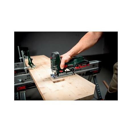 Sharrë Dekupimi me Bateri Metabo ST 18 LT 130 BL, 18V, Brushless, 1000–3500goditje/min, 22mm, 130mm - Verdhë/Zezë - 2