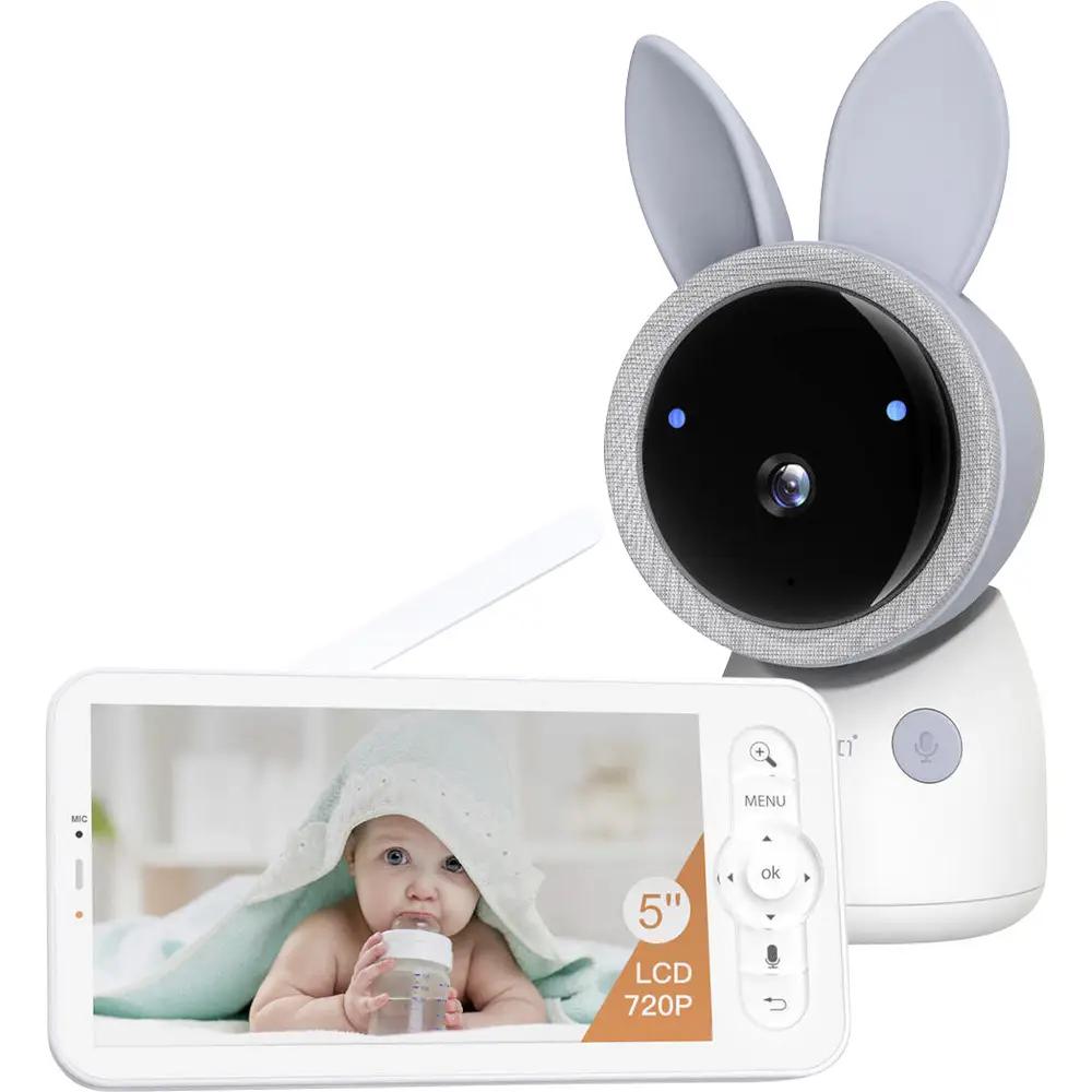 Set Monitorimi për Foshnja Arenti AINanny A4 Kit Plus, 4MP, Ekran 5", Wi-Fi, Audio Dykahësh, Shikim Natën 10m - Bardhë - 3