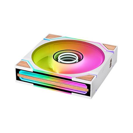 Ftohës për Kasë Thermaltake SWAFAN 120 EX INFINITY Snow Wood Edition / 120mm / 3-Pack / PWM / ARGB – Bardhë - 2
