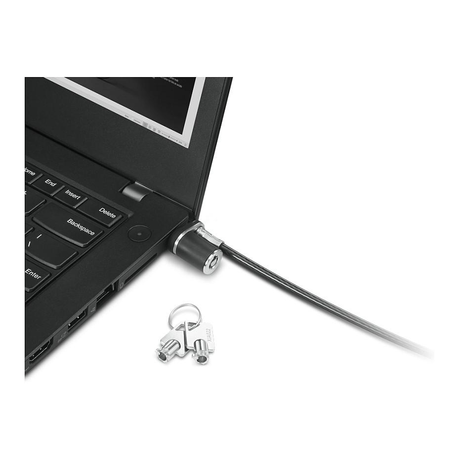 Bravë Sigurie për Laptop Lenovo NanoSaver Essential 4XE1F30276, Kabllo 1.5m, 2 Çelësa - Zezë - 3