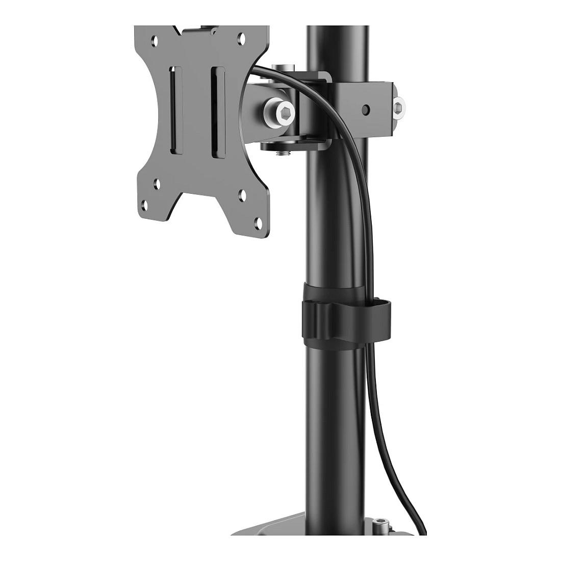 Mbajtëse për Monitor Hama 00220900 / 1 Monitor / 13–35" / deri 15kg / VESA 75x75 & 100x100 / Rotacion 360° - Zezë - 4