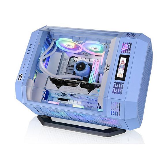 Mbajtëse për Kasë Thermaltake The Tower 600 Chassis Stand Kit, Vendosje Horizontale, Filtër Kundër Pluhurit - Zezë/Blu - 6
