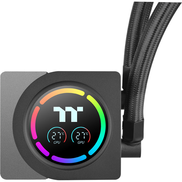 Ftohës për Procesor Thermaltake LB360-S ARGB Sync / 360mm / AIO / LCD – Zezë - 9