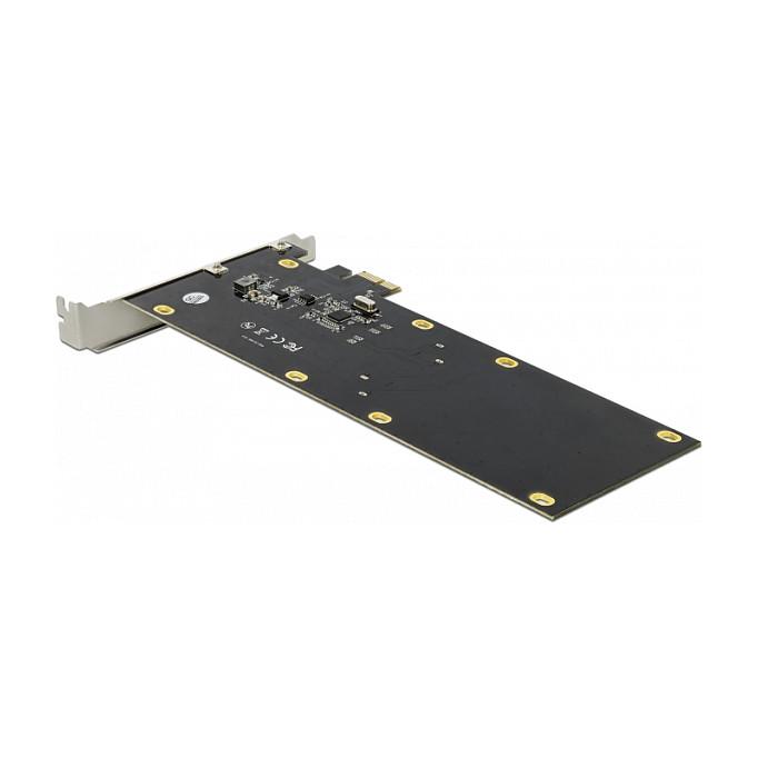 Kartë Zgjerimi PCI Express Delock 90348 / PCIe 2.0 x1 / 2x SATA 22-Pin / SATA 6Gbps / Asmedia ASM1061 - 4