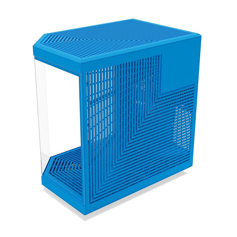 Kasë PC HYTE Y70 / Mid Tower / E-ATX / Dual Chamber / Tempered Glass - Blu - 6