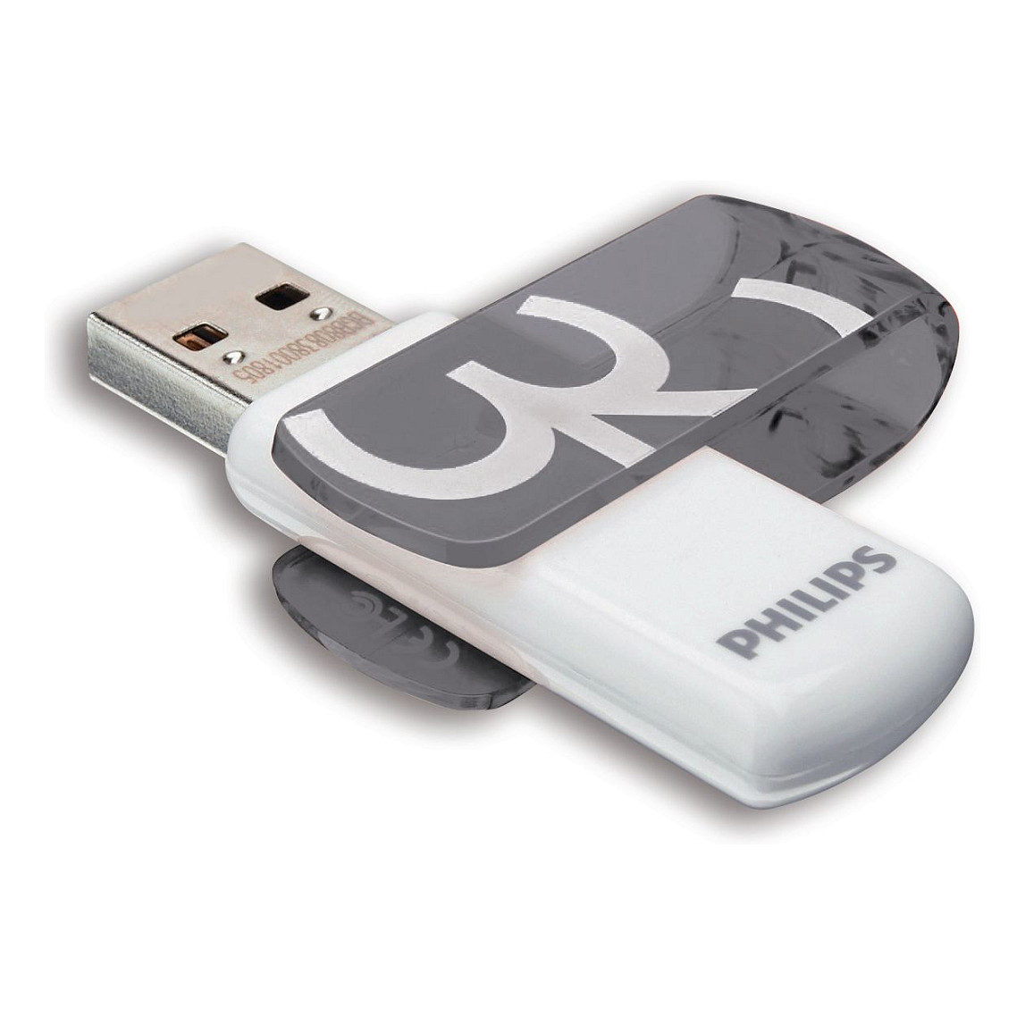 USB Flash Drive Philips Vivid Edition / 32GB / USB 2.0 / USB-A / MLC NAND Flash - Bardhë