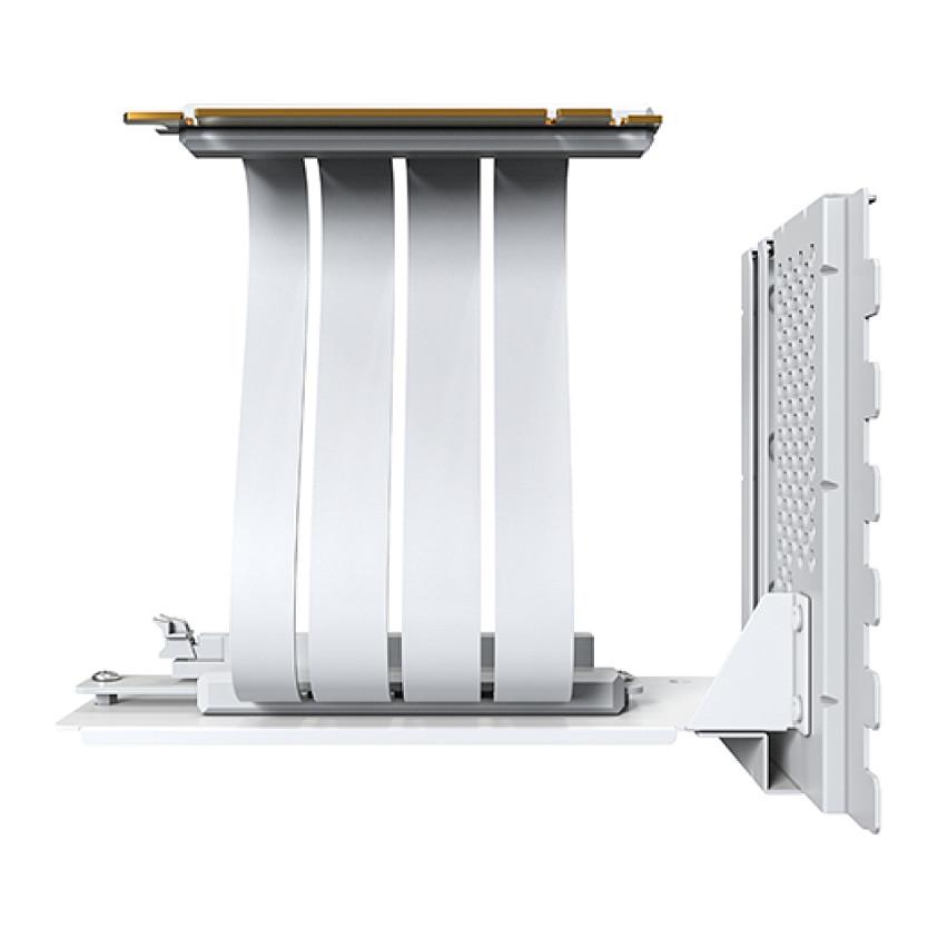 Mbajtëse Vertikale për GPU Montech VGM 2, PCIe 4.0, 3 Slote, Kabllo Riser 200mm - Bardhë - 5