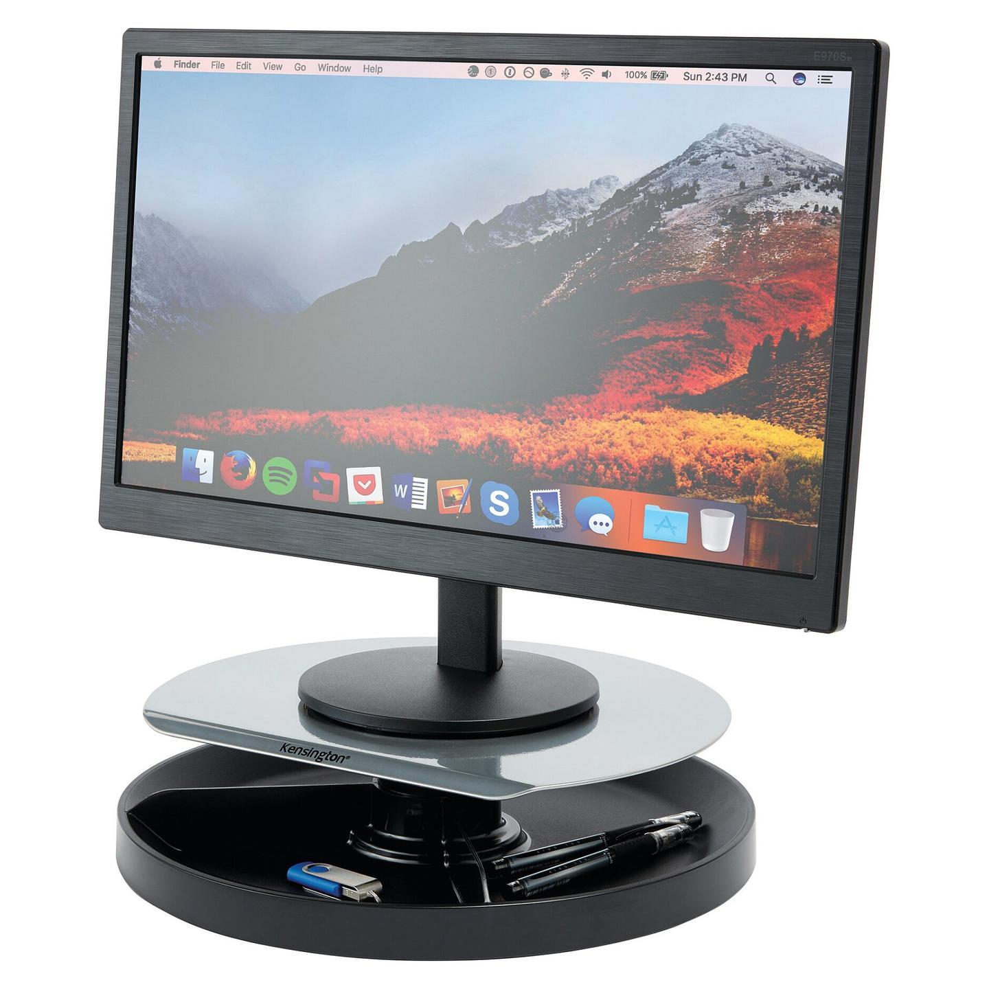 Mbajtëse për Monitor Kensington SmartFit K52785WW, 1 Monitor, deri 21", 18kg, 3 Nivele Lartësie - Zezë, Argjend - 4