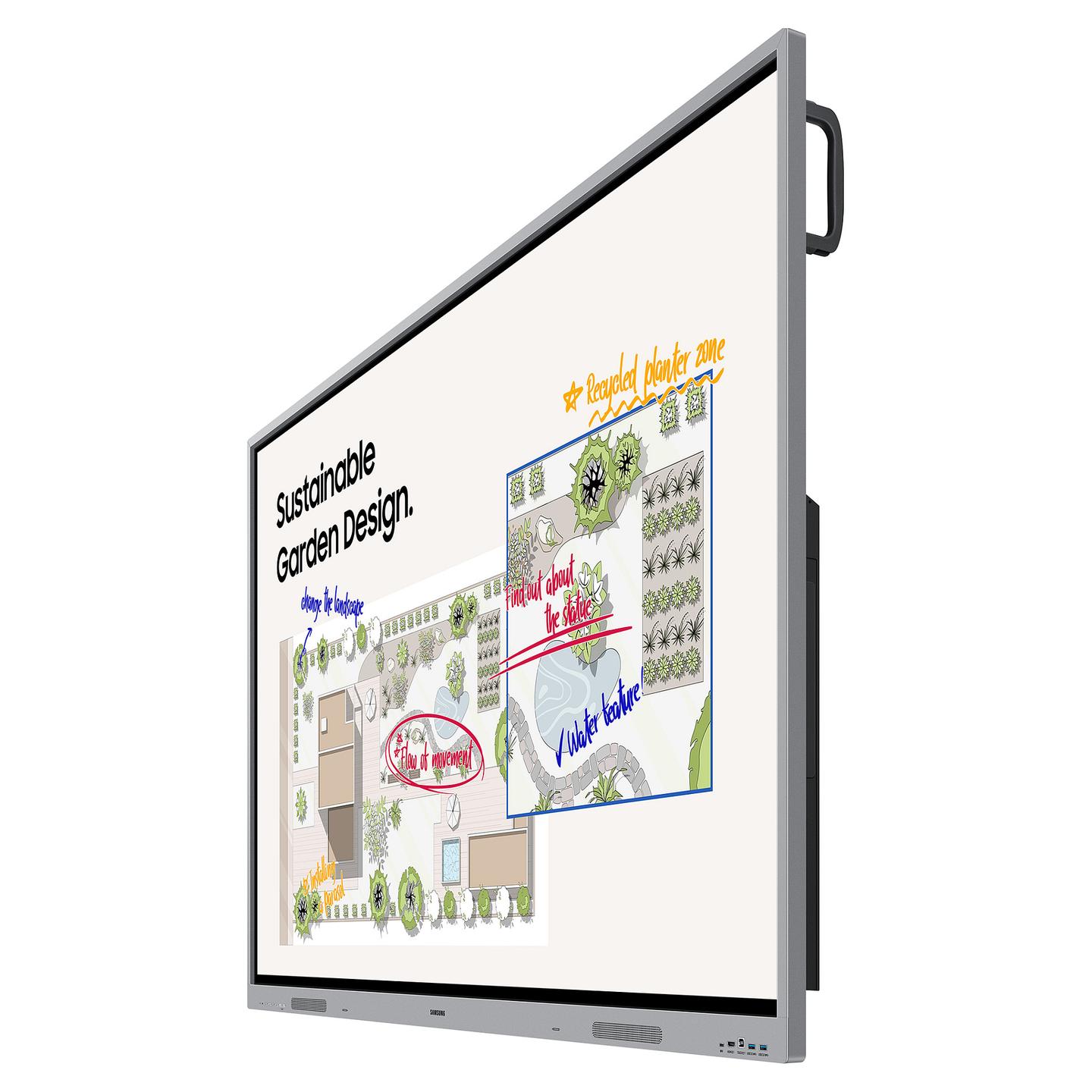 Interaktiv (Smart Board) Samsung WE86FX, 86", 4K UHD ADS, Touch, 2GB, 32GB, 3× HDMI, 2× USB-C, 4× USB-A 3.0, USB-A 2.0 - Zezë - 9