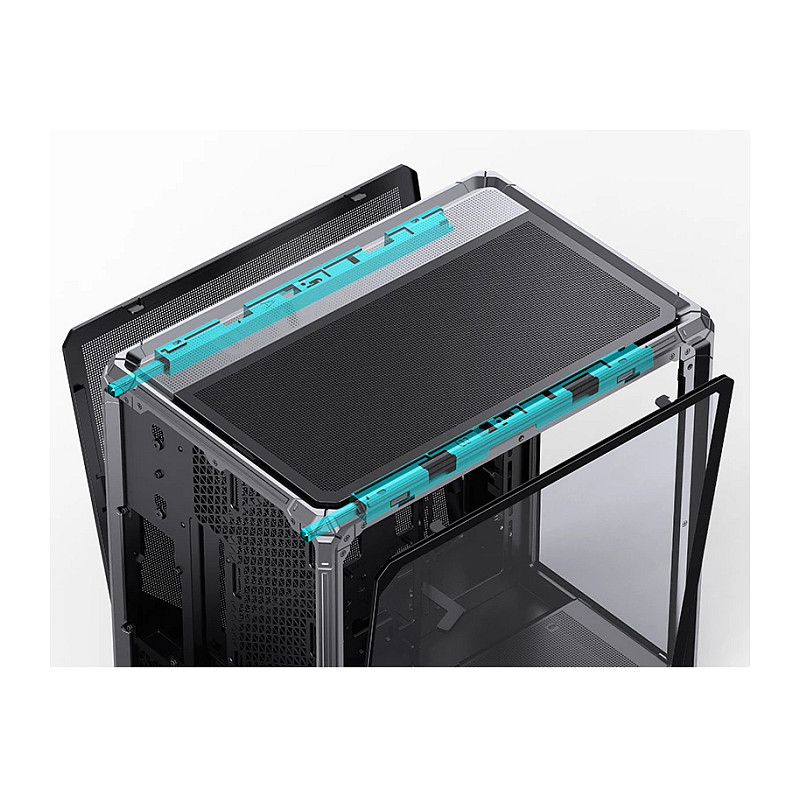 Kasë PC JONSBO X400 / Midi Tower / ATX / Back-Connect / Tempered Glass - Gri - 8