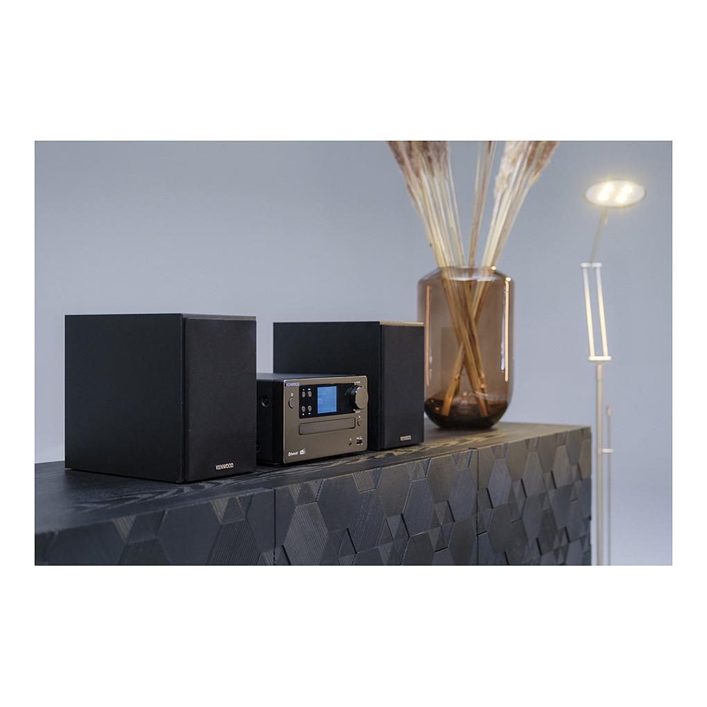 Sistem Audio Kenwood M-725DAB-B, 2 × 25W, CD, USB, DAB+, FM-RDS, Bluetooth 5.0 - Zezë - 12