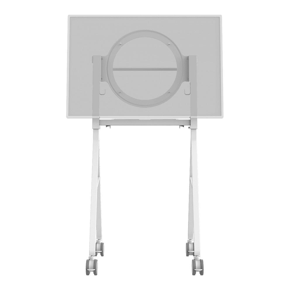 Mbajtëse për TV Vision VFM-F10/HB , Surface Hub 2S & 3 50" , deri 45kg , Dysheme , Karrocë Mobile , Rrotulluese - Bardhë - 2