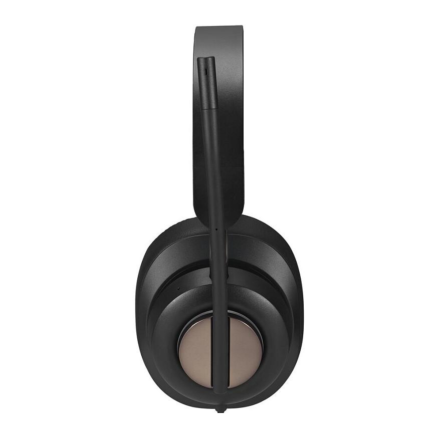 Kufje me kabllo Kensington H2000 / USB-C / Stereo / 40mm / Mikrofon me reduktim të zhurmës - Zezë - 4