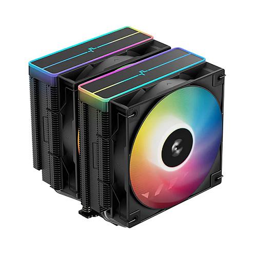 Ftohës për Procesor DeepCool AG620 BK ARGB V2 / 120mm / Dual-Tower / ARGB – Zezë