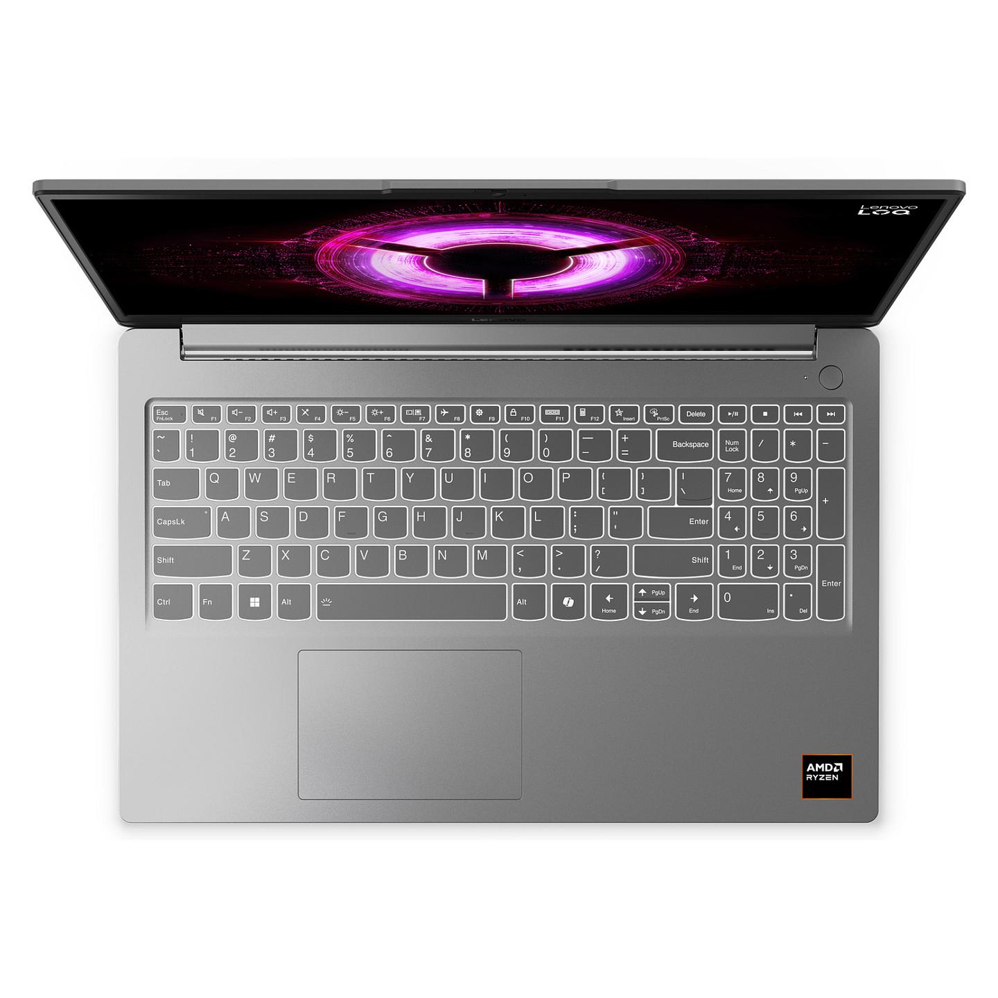 Laptop Gaming Lenovo LOQ 15ARP10E, Ryzen 5 150, 16GB DDR5, 512GB, 15.6" FHD IPS 144Hz, RTX 3050 6GB - Hiri - 16