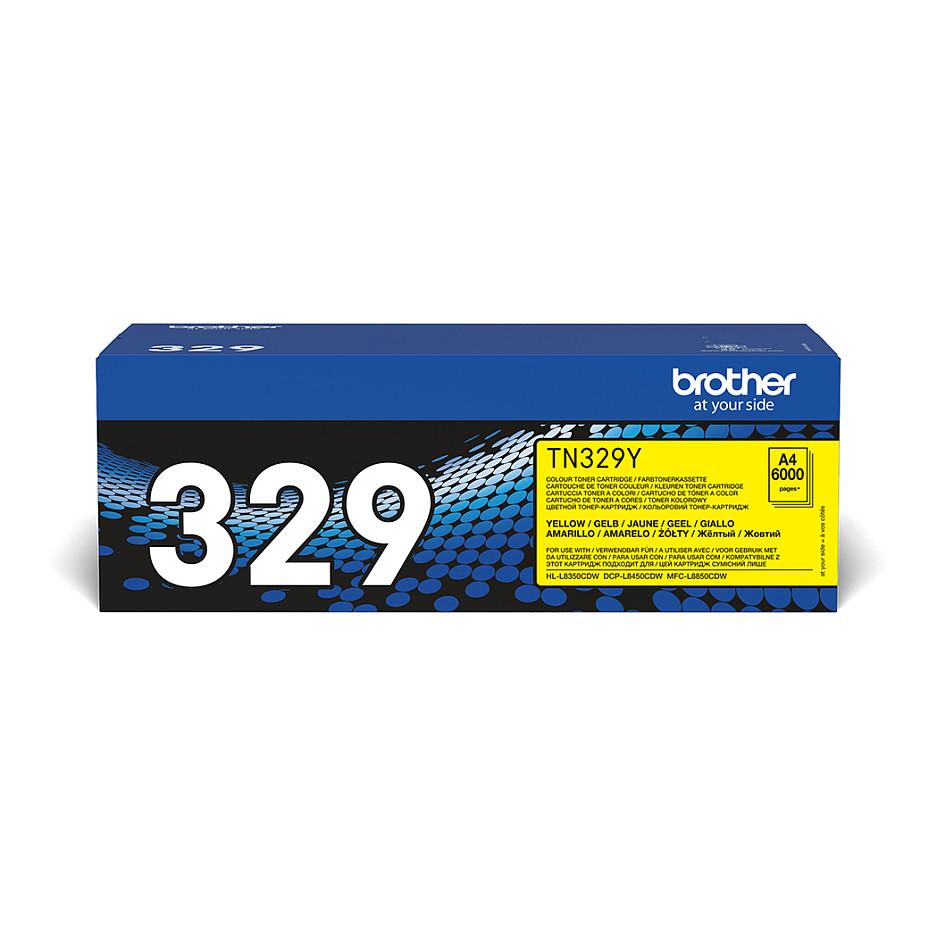 Toner Brother TN-329YTWIN / 2-pack / 12.000 faqe - Verdhë - 2