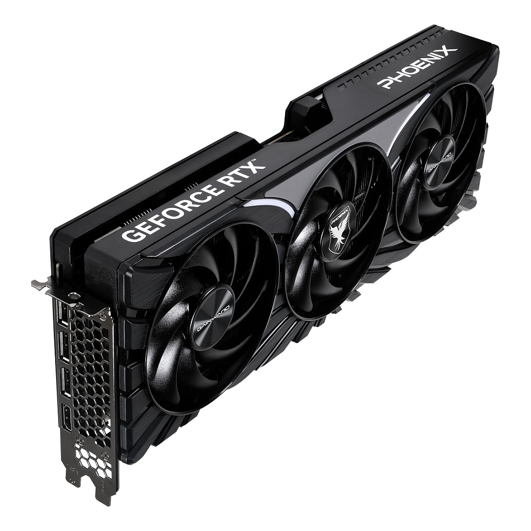 Kartë Grafike NVIDIA Gainward GeForce RTX 5070 Ti Phoenix-S / 16GB GDDR7 / PCIe 5.0 / 3 Fan – Zezë/Hiri - 4