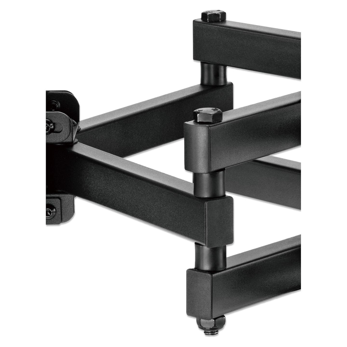Mbajtëse për TV Manhattan 462440, 37"–80", Full Motion, 40kg, VESA 600×400 - Zezë - 7