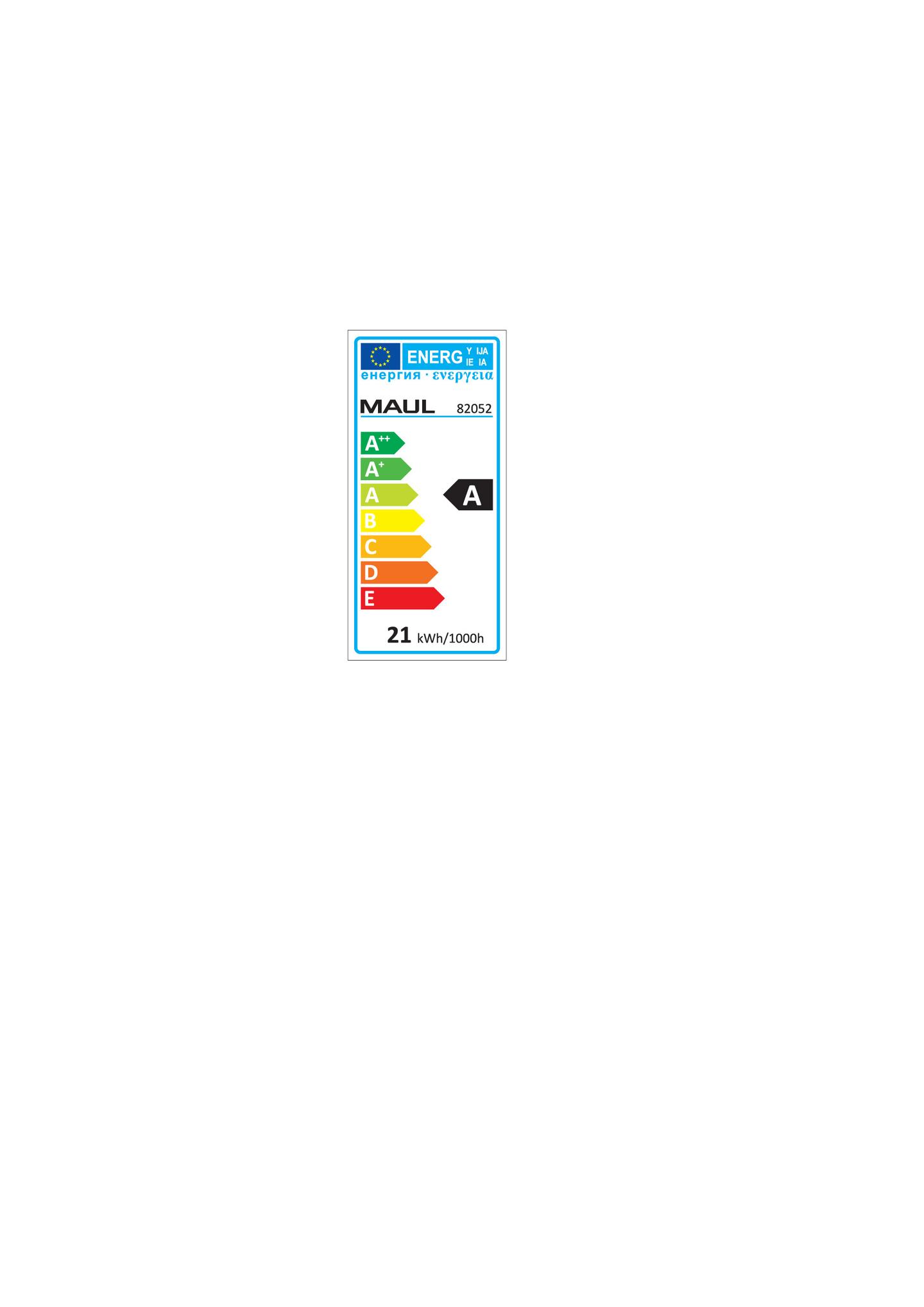 Llambë Tavoline LED MAUL MAULwork, 21W, 6500K, Dimmable, 1180 lm, Montim me Kapëse – Bardhë - 16