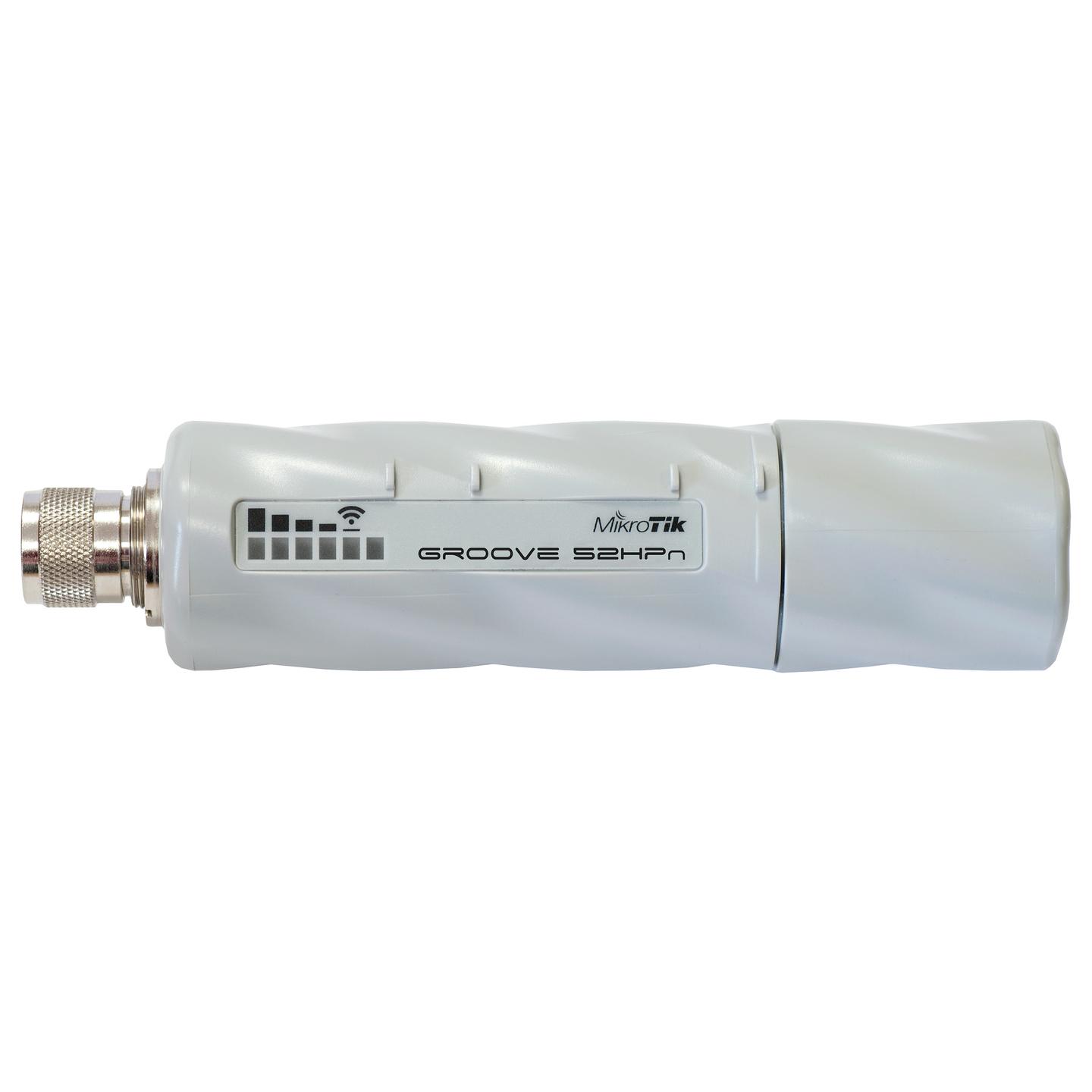 Access Point MikroTik GrooveA 52HPn, Antenë Wireless e Integruar, 2.4GHz dhe 5GHz, Wi-Fi 4 N150, 1×Fast Ethernet, PoE pasiv - Bardhë - 3