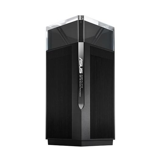 Ruter ASUS ZenWiFi Pro ET12, Mesh Wi-Fi 6E AXE11000, Tri-Band, deri në 11000Mbps, 2-Pack, 1× 2.5G WAN + 1× 2.5G LAN + 2× Gigabit LAN - Zezë