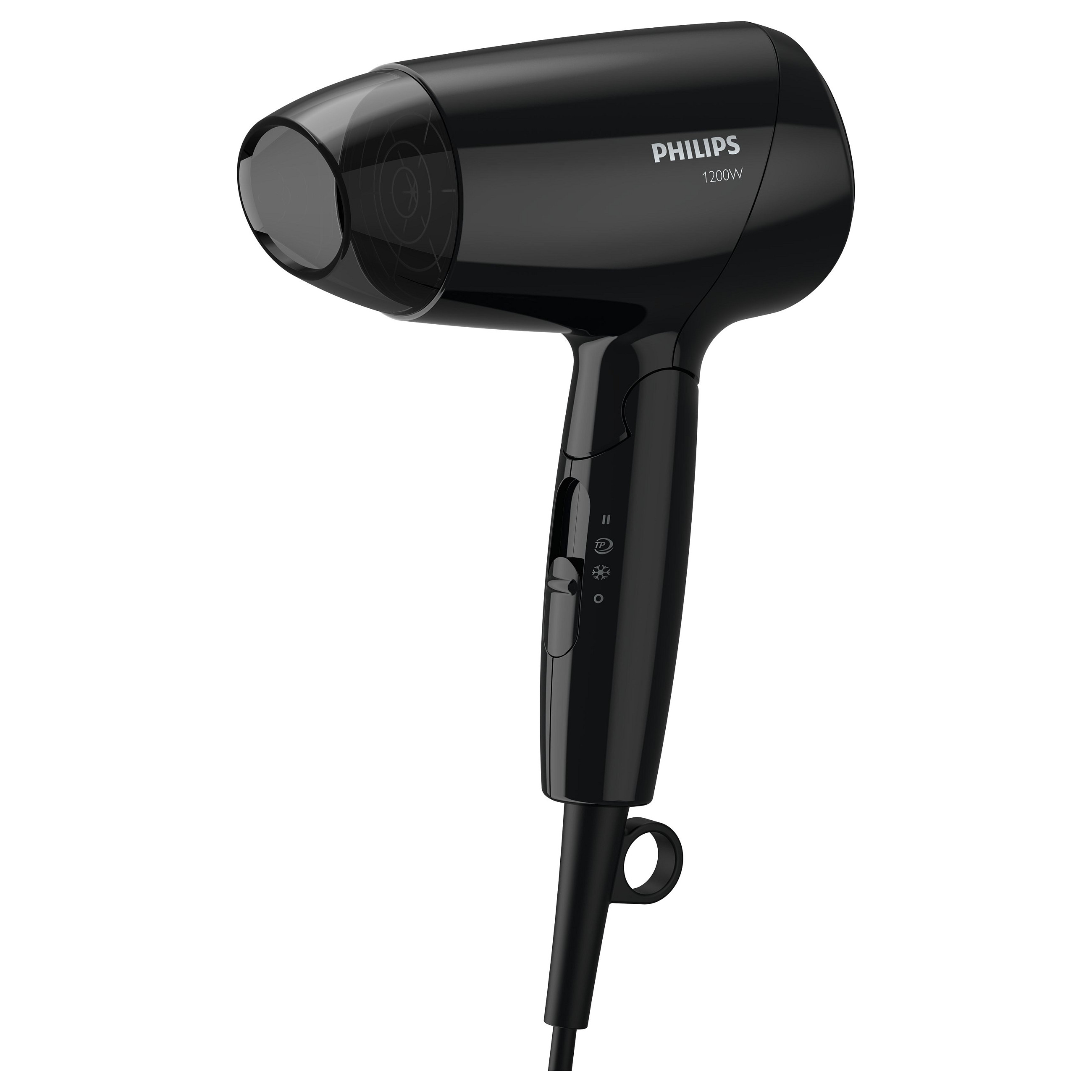 Tharëse për flokë Philips EssentialCare BHC010/10 / 1200W / ThermoProtect / 3 Cilësime / Dorezë e Palosshme / Koncentrator – Zezë - 3