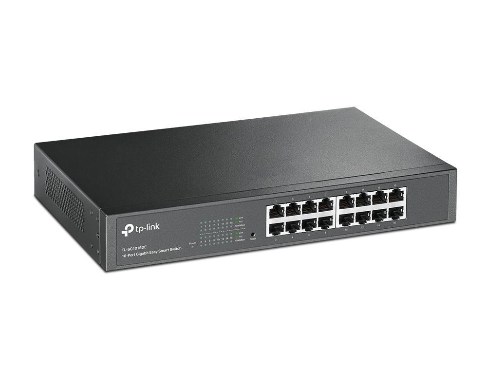 TP-Link TL-SG1016DE 16-Port Gigabit Easy Smart 10/100/1000Mbps VLAN QoS Rack Mount – E Zezë - 2